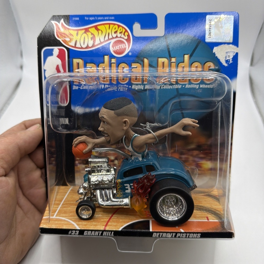 Hot Wheels Radical Rides #33 Grant Hill Hot Rod Figurine New from 1998‎